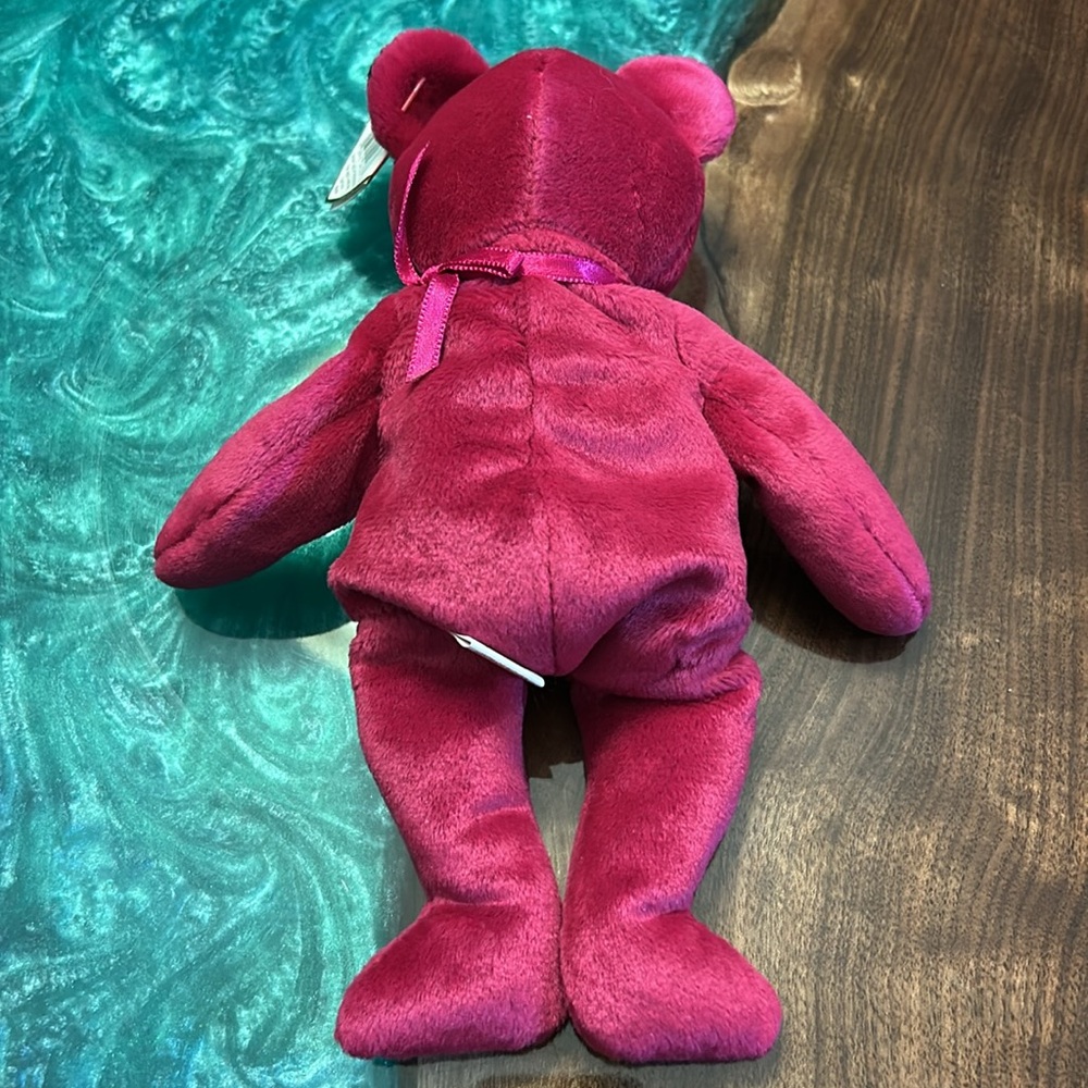 TY Beanie Baby Valentina Bear Valentine Day Heart Teddy 9”, Excellent Condition - Picture 6 of 7